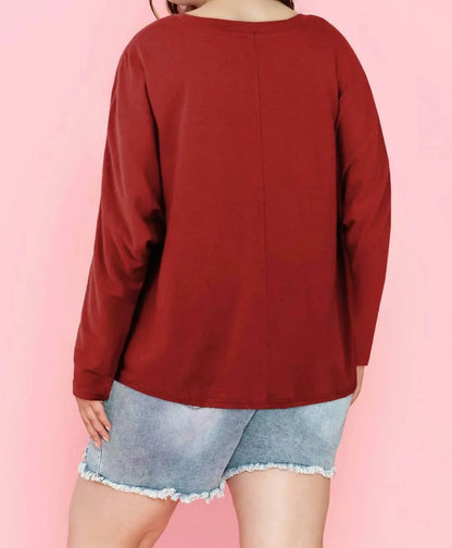 Kiki's Boutique - Basic Solid Top - Rack Hunt