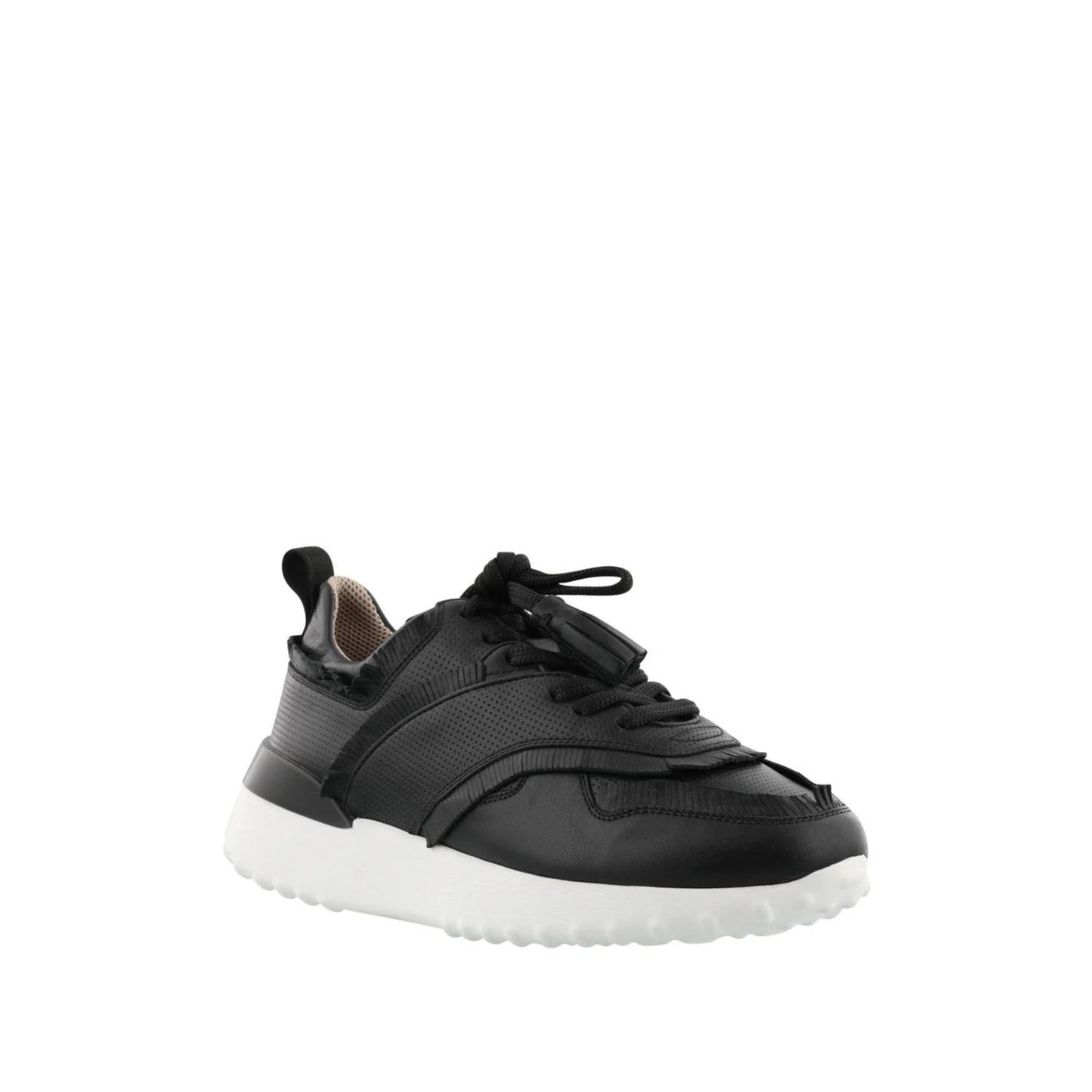 Women's Fringed Leather Sneakers