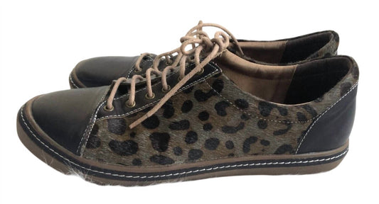 Women's Libbi-leopard Lace Up Shoes