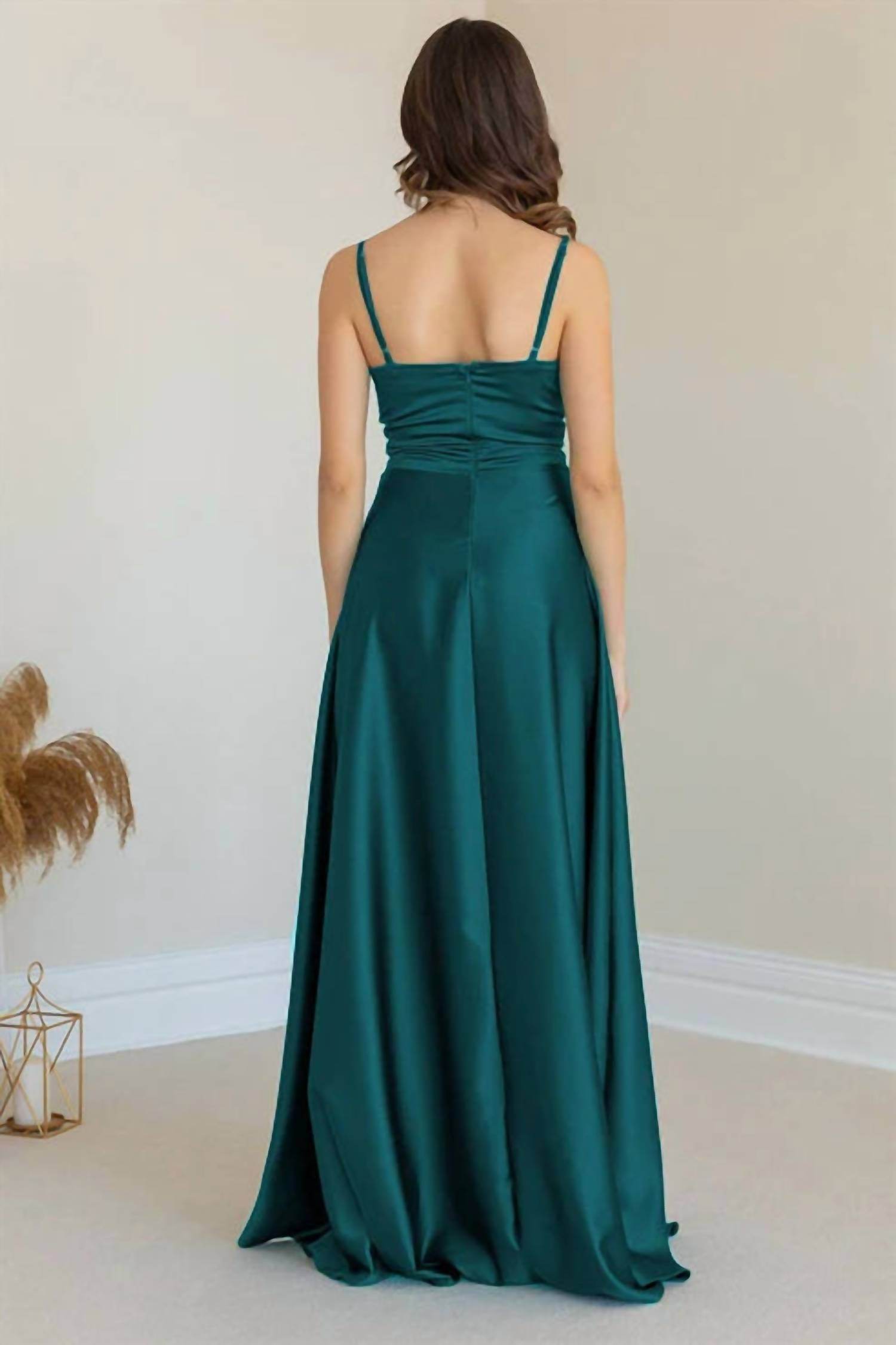 Juliet - Spaghetti Strap Evening Dress - Rack Hunt -