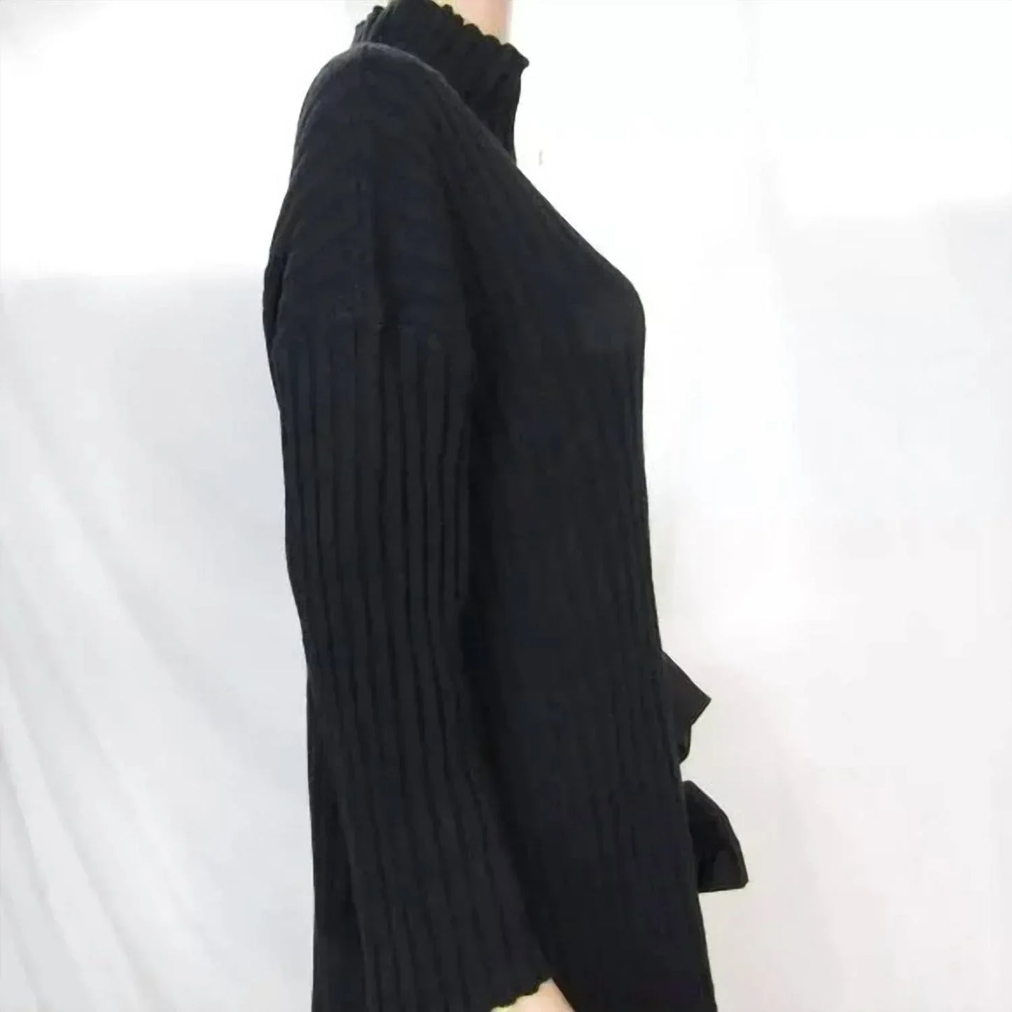 BITTE KAI RAND - Women's Ribbed Sweater Knit Dress With Bow Detail - Rack Hunt