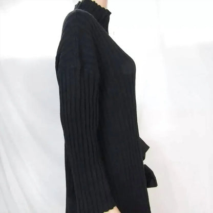 BITTE KAI RAND - Women's Ribbed Sweater Knit Dress With Bow Detail - Rack Hunt