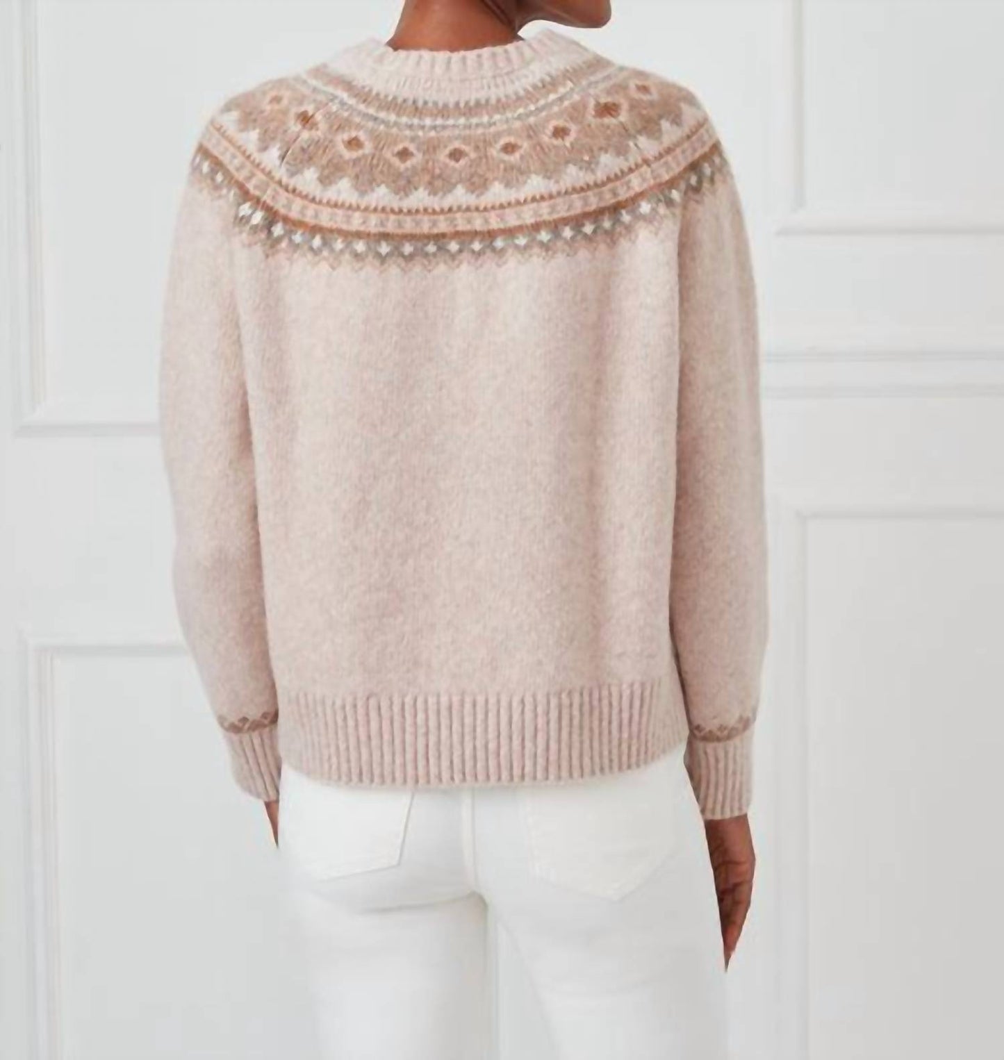 Women's Joey Fairisle Wool Blend Crewneck Sweater