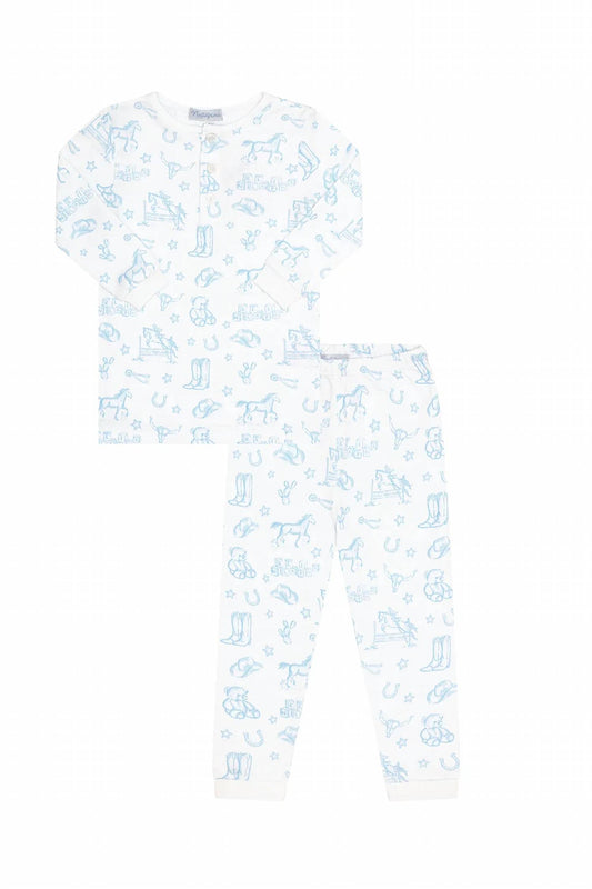 Boys Lone Star Toile Pajamas