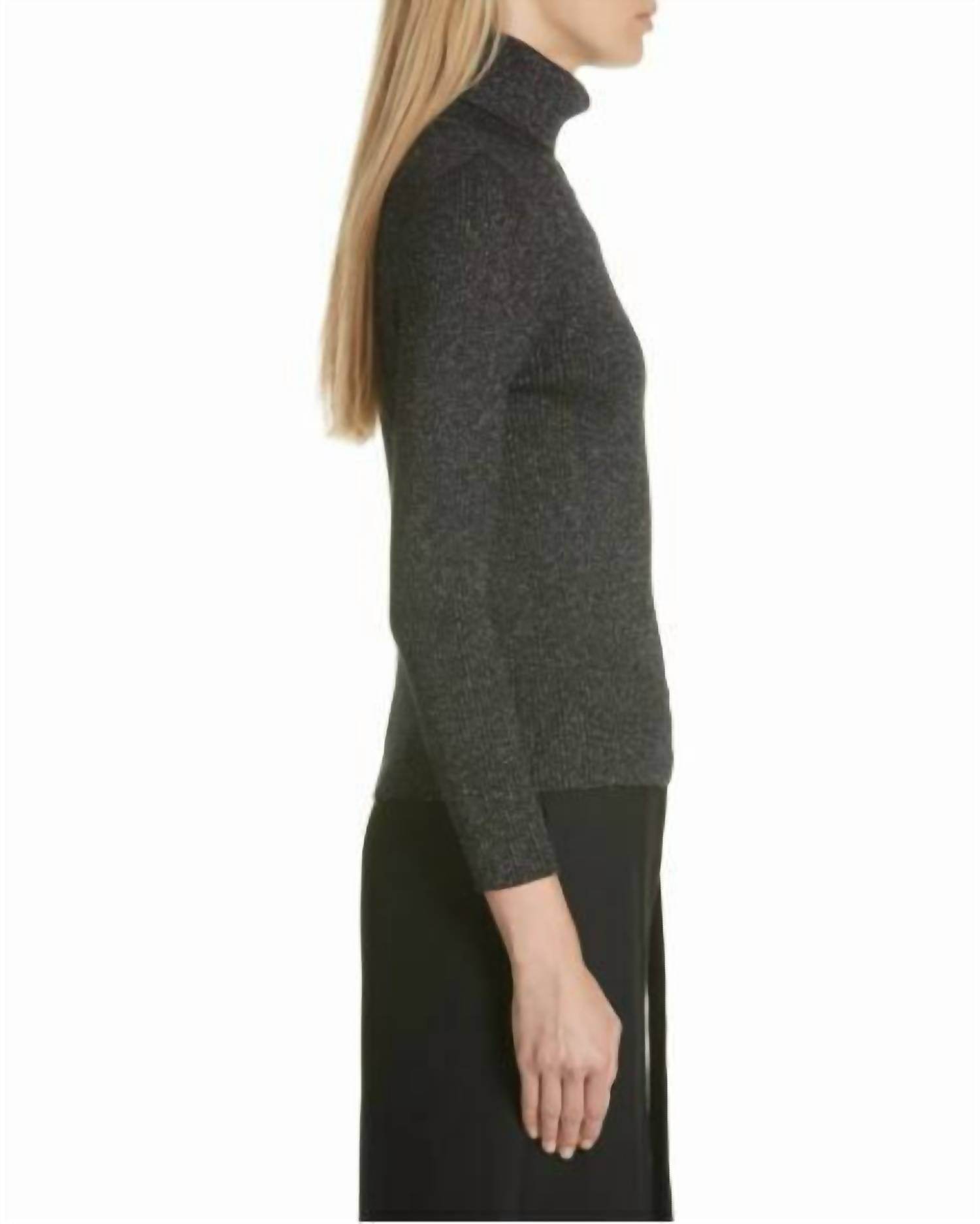 Robert Rodriguez - Lurex Rib Knit Turtleneck Sweater - Rack Hunt -