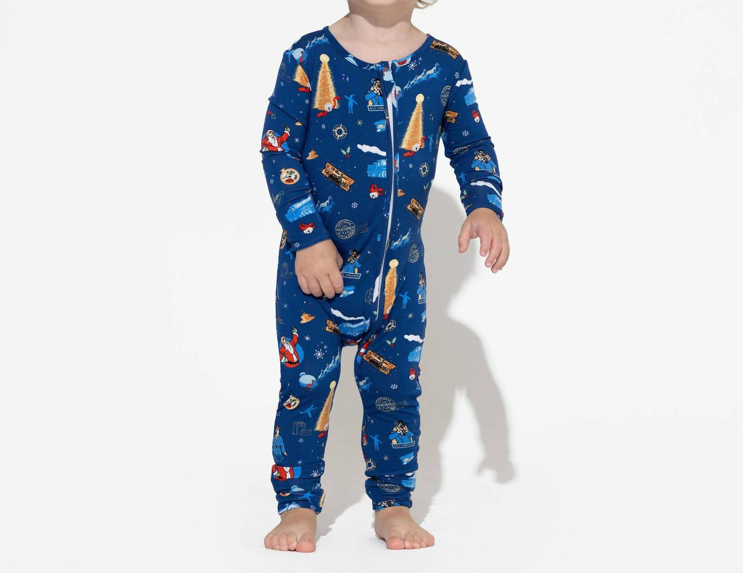 Polar Express Bamboo Convertible Footie
