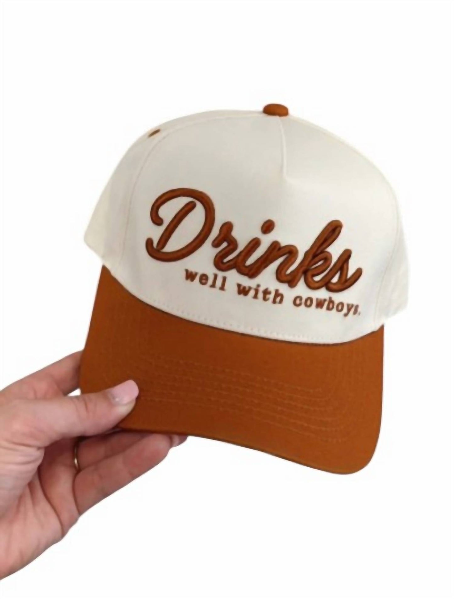 Unisex - Drinks Well With Cowboys Hat