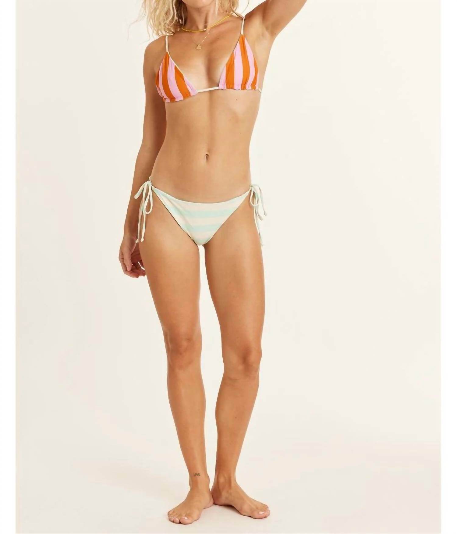 Sisstrevolution - Chasing Tides Reversible Triangle Bikini Top - Rack Hunt -