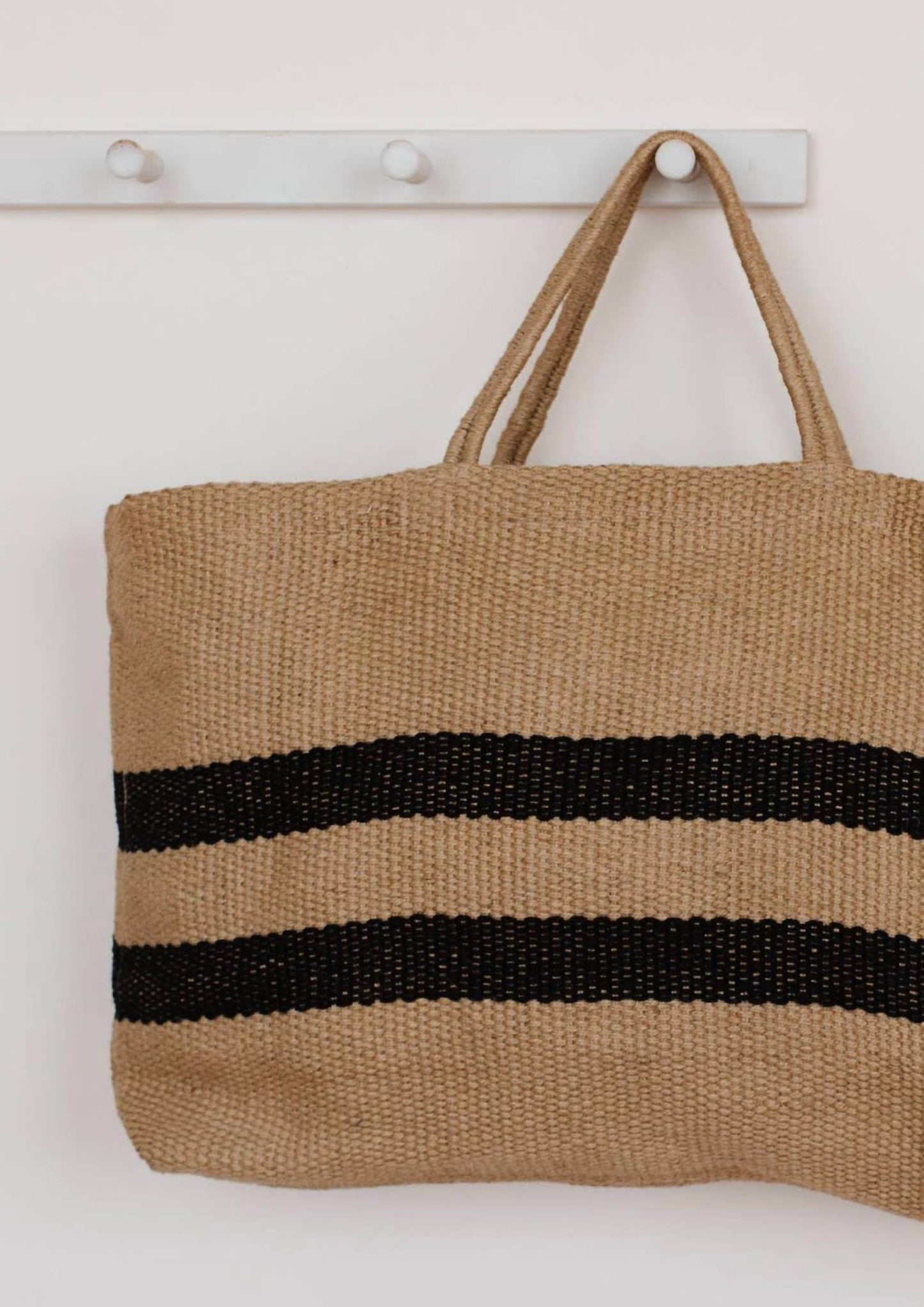 Will & Bear - Women's Double Stripe Woven Tote Bag - Rack Hunt