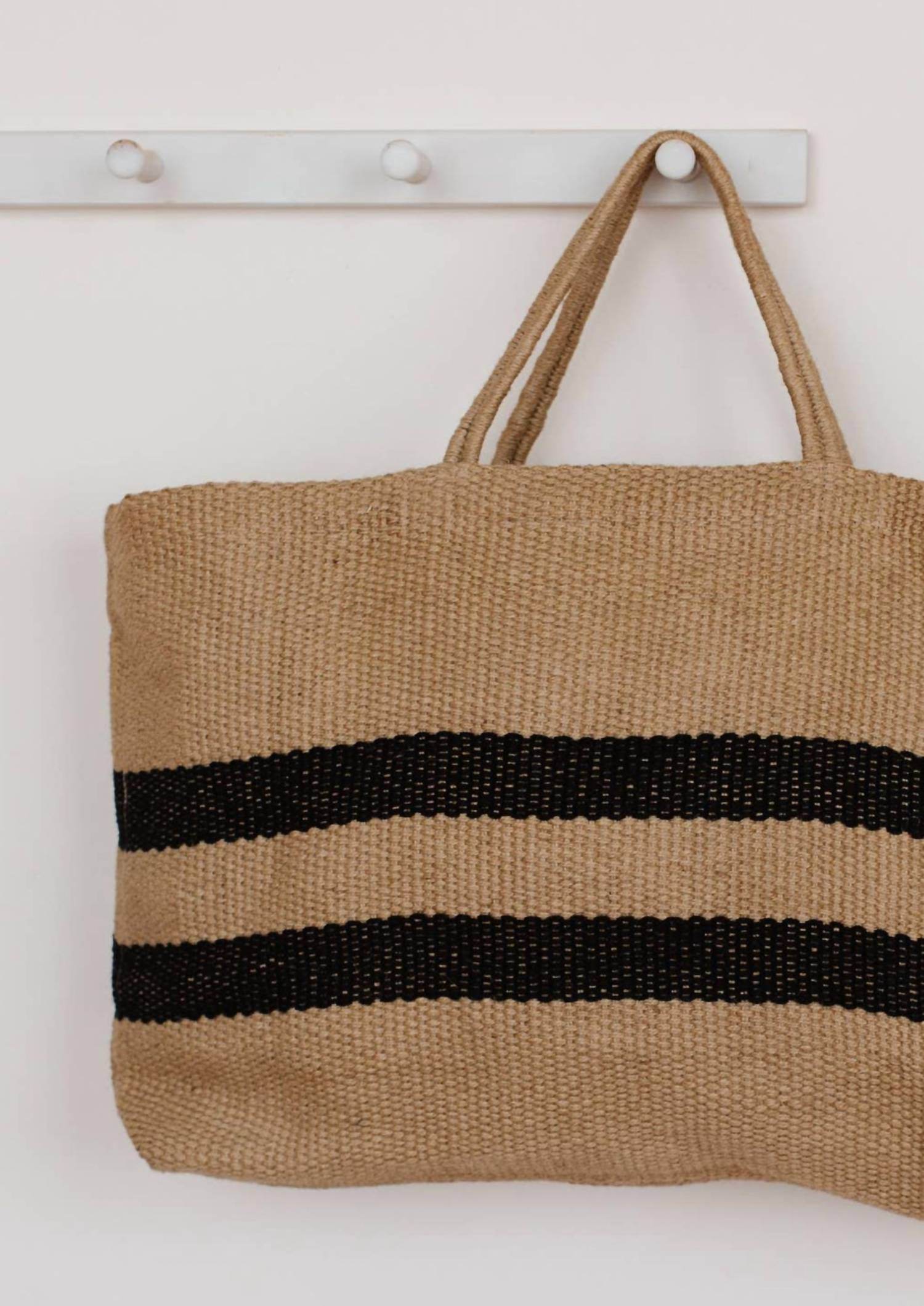 Will & Bear - Women's Double Stripe Woven Tote Bag - Rack Hunt