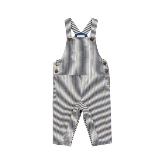Kid's Baby Denim Striped Overalls
