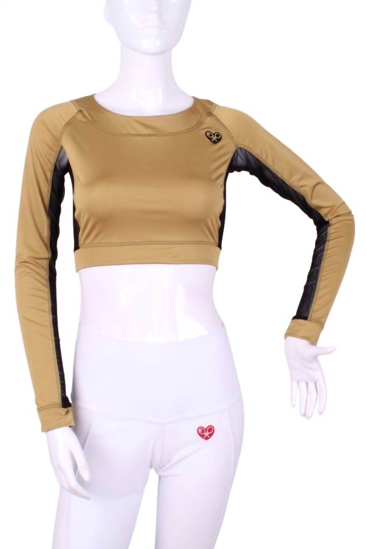 Love Love Tennis - Women's Mesh Crop Top - Rack Hunt