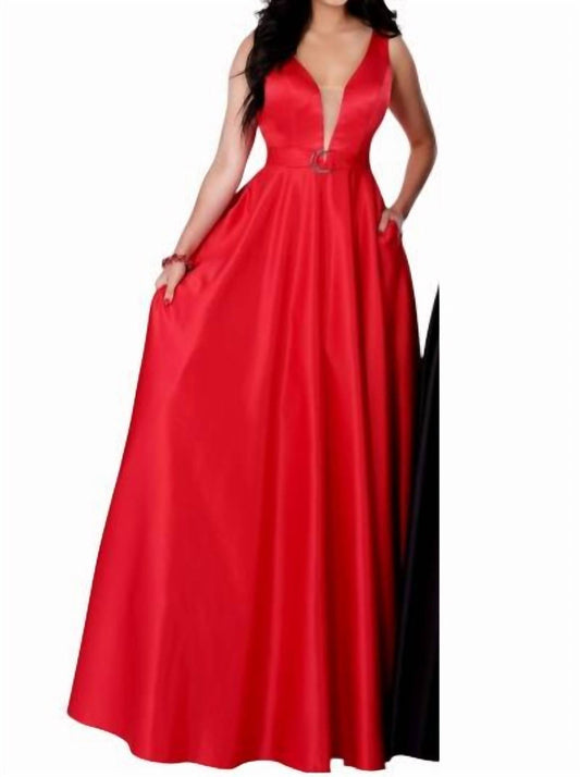 Satin Prom Dress