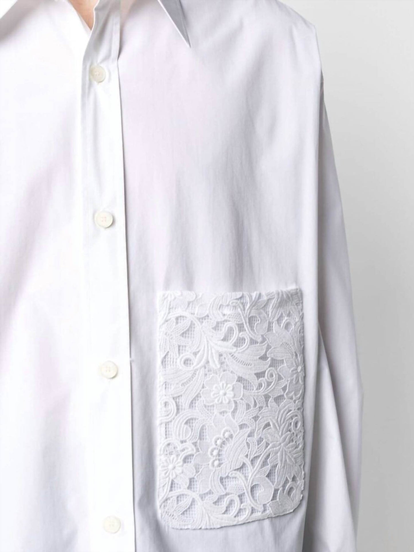 Valentino - Floral Lace Pocket Shirt - Rack Hunt