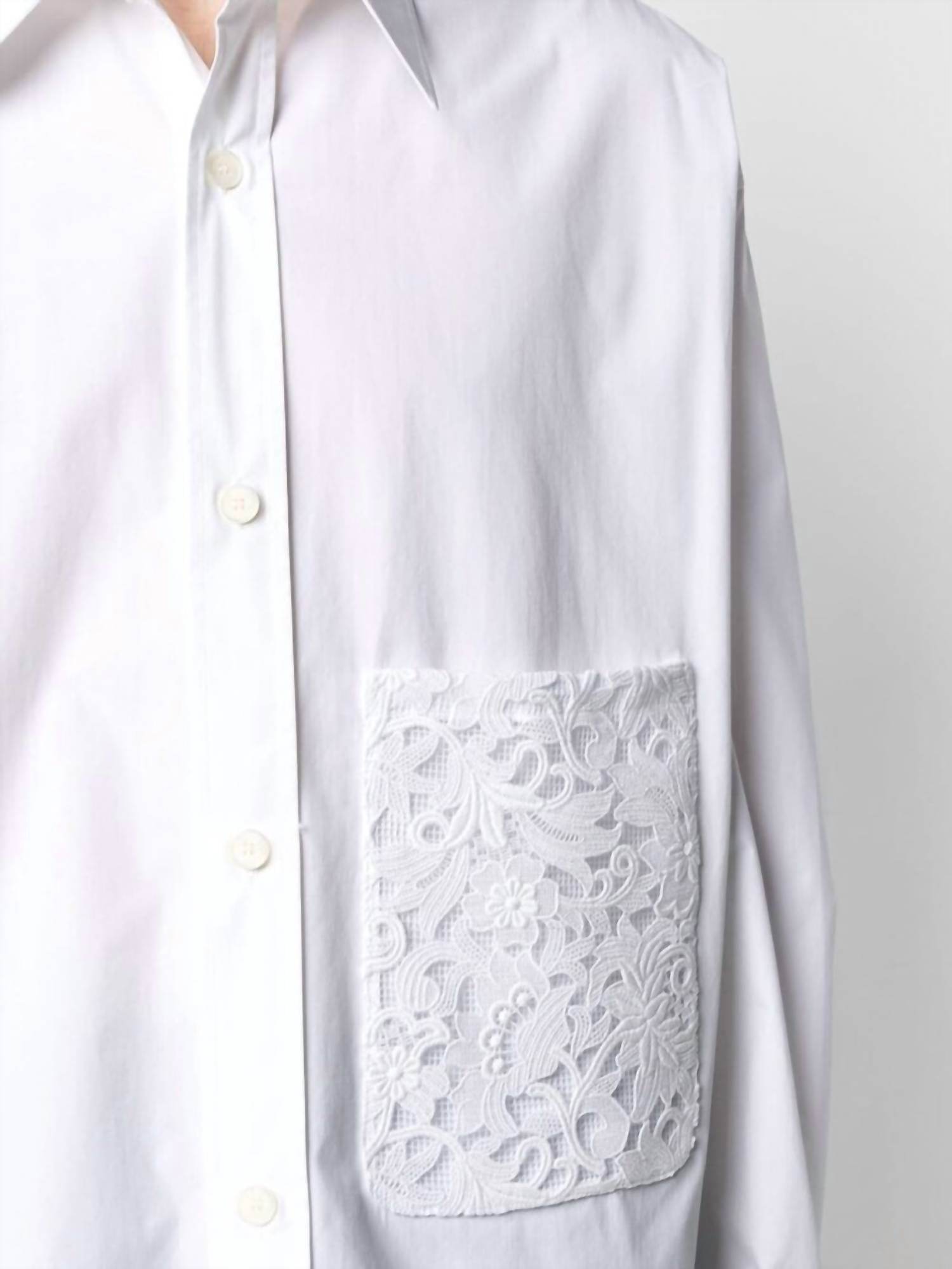 Valentino - Floral Lace Pocket Shirt - Rack Hunt