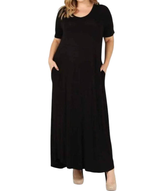 Sweet Lindsey - Short Sleeve Maxi Dress - Rack Hunt