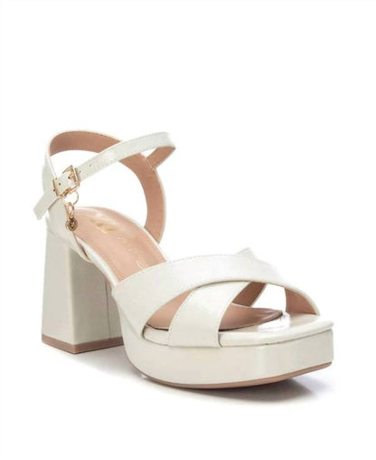 WOMEN'S HEELED PLATFORM SANDAL