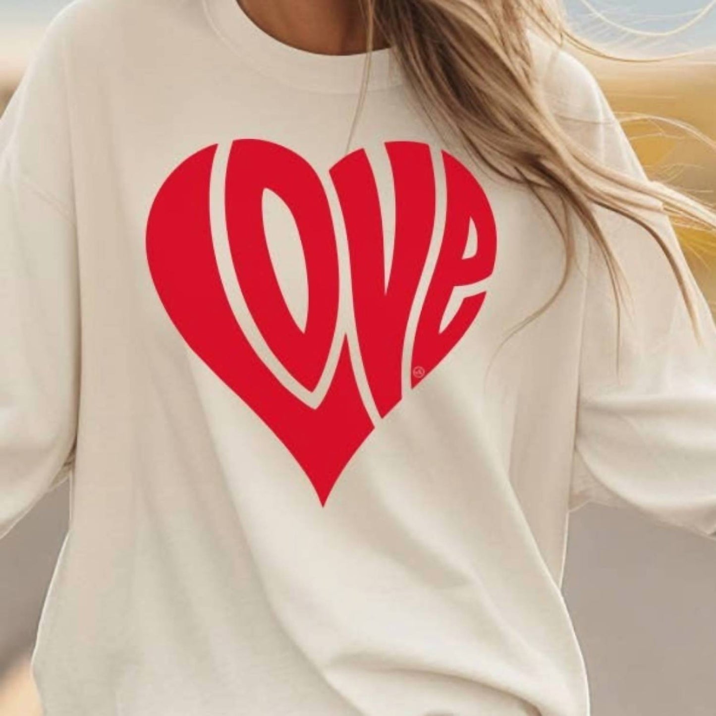 Love Heart Long Sleeve Tee