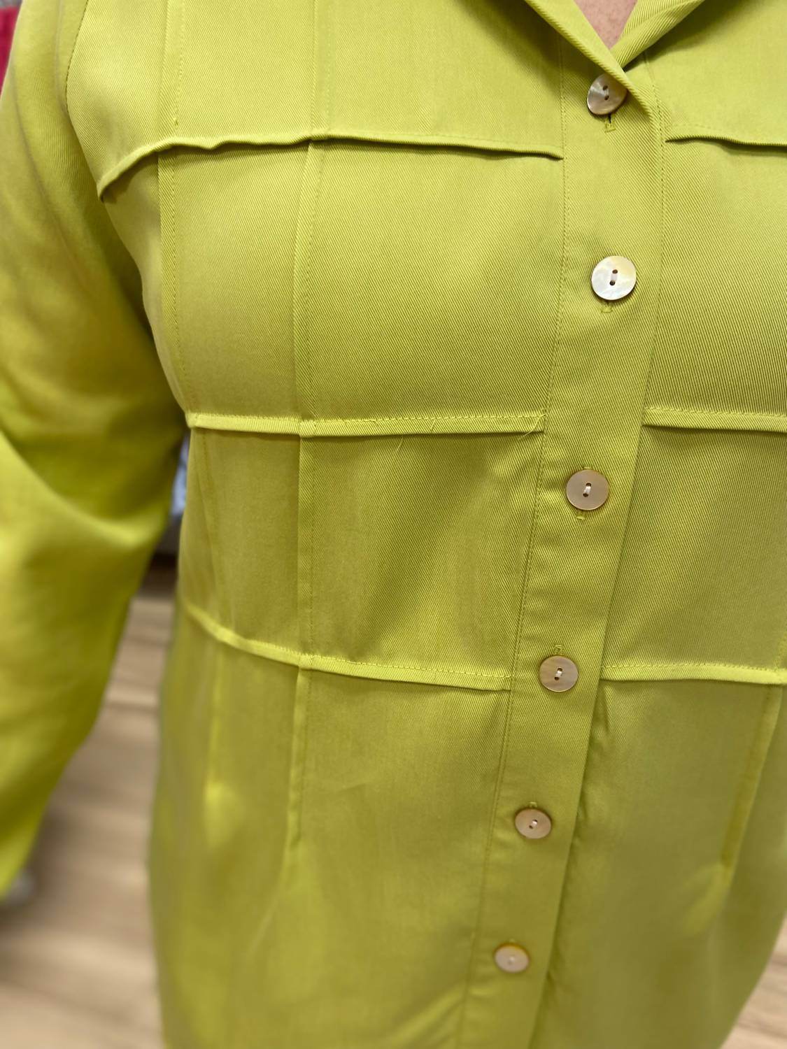 TooFan - Squares Long Sleeve Top - Rack Hunt -