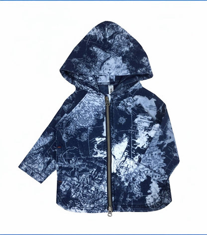 Kids Globetrotter Zip Up Hoodie