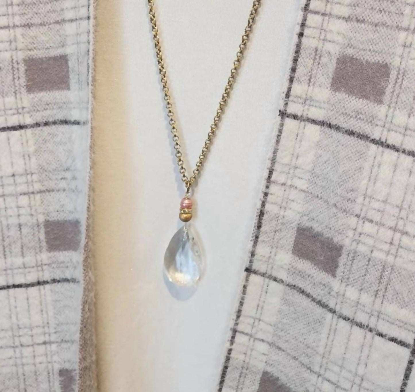 Women's Chandelier Crystal Necklace