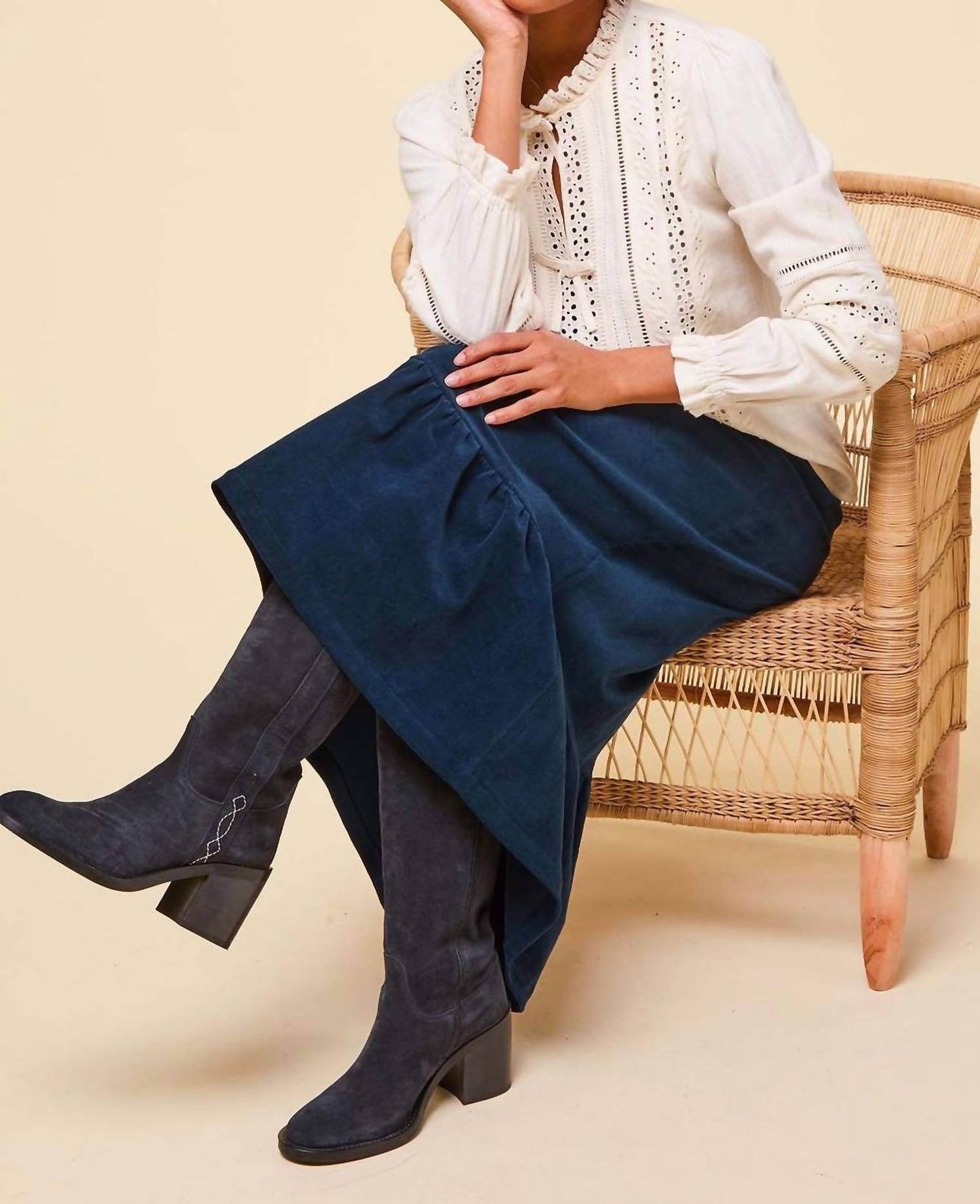 Aspiga - Lori Stretch Corduroy Skirt - Rack Hunt -