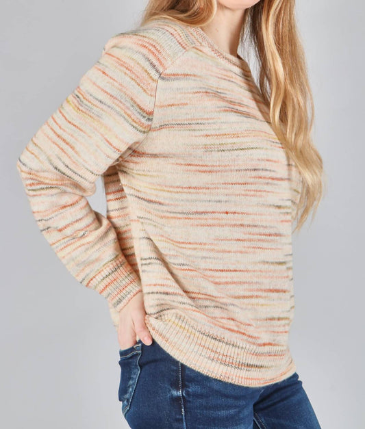 Heathered Knit Sweater
