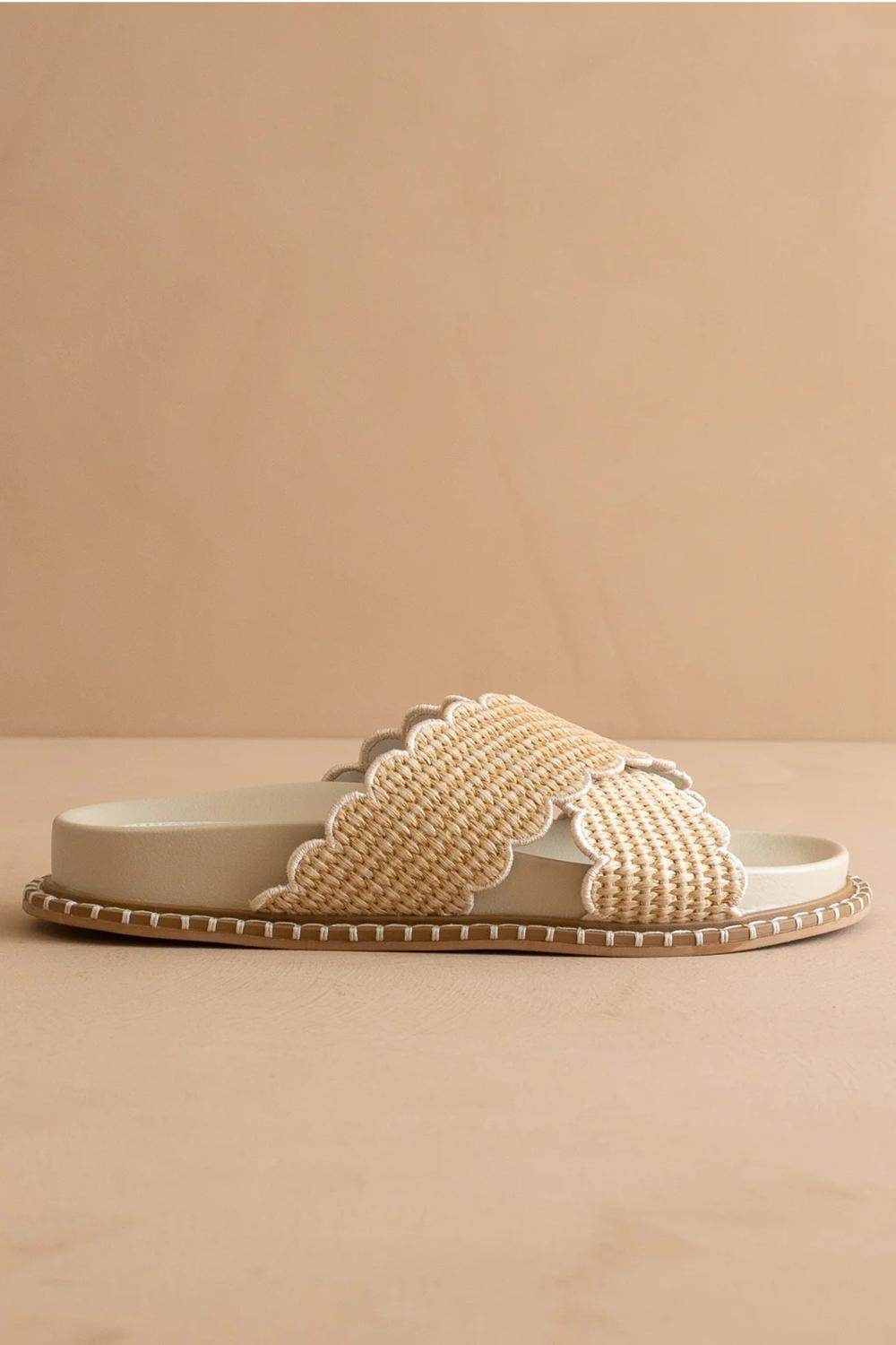 Lilbelle Charlotte - Women's Fabby Raffia Slide - Rack Hunt -