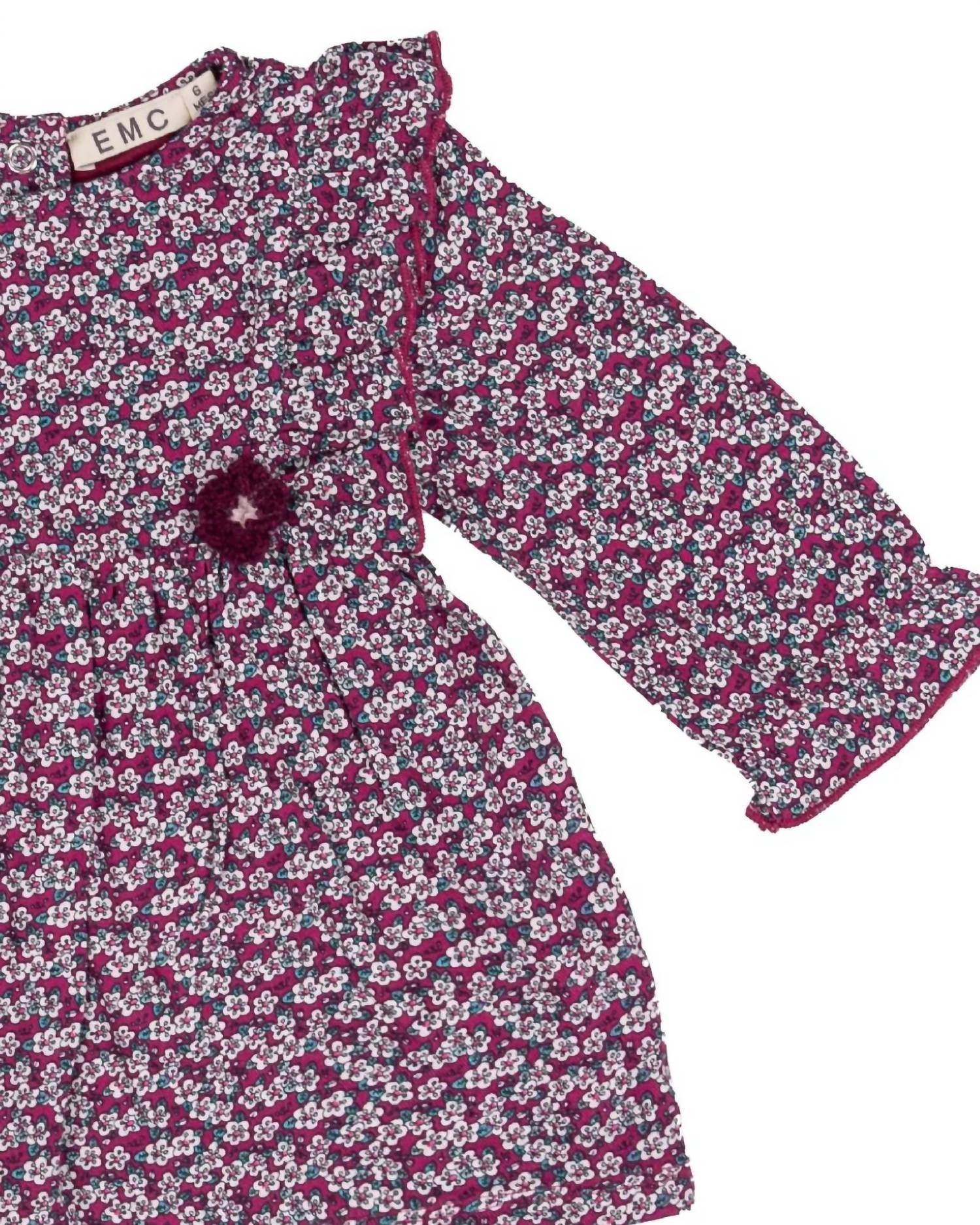 EMC - Girl's Long Sleeve Floral Dress - Rack Hunt -