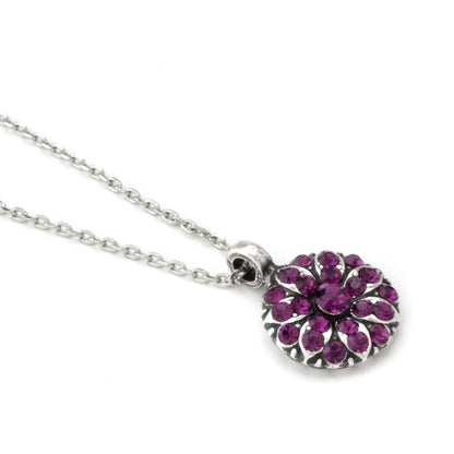 Women's Angel Amethyst February Birthday Pendant