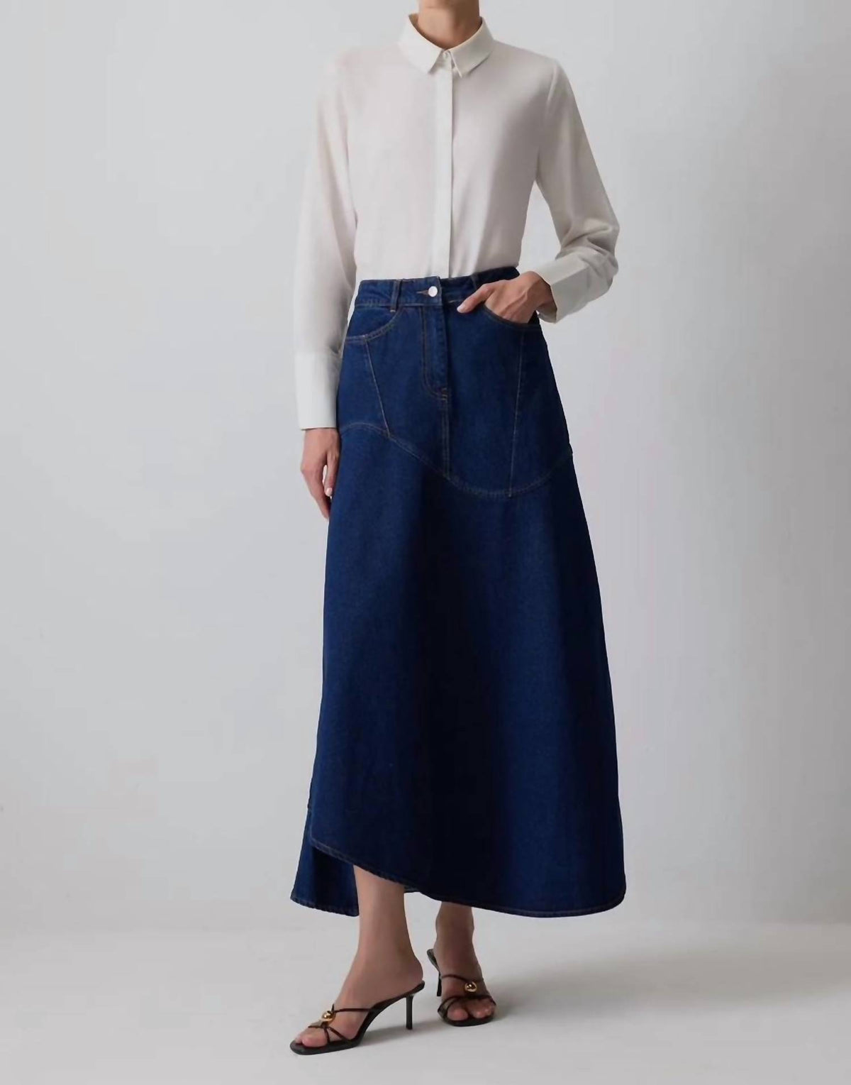 Asymmetric Cut Skirt