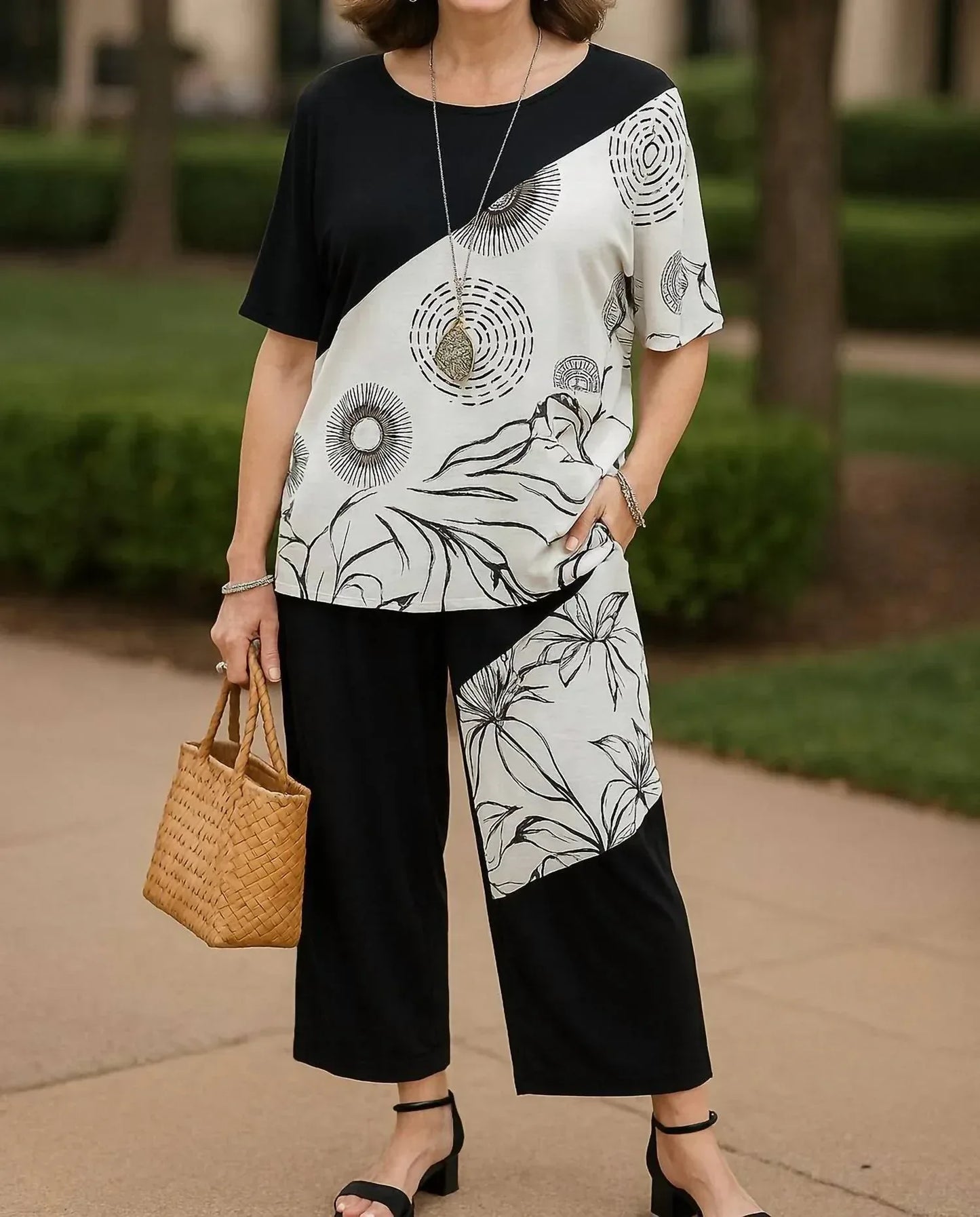 LA Fashion Concepts - High Waist Wide Pants - Rack Hunt