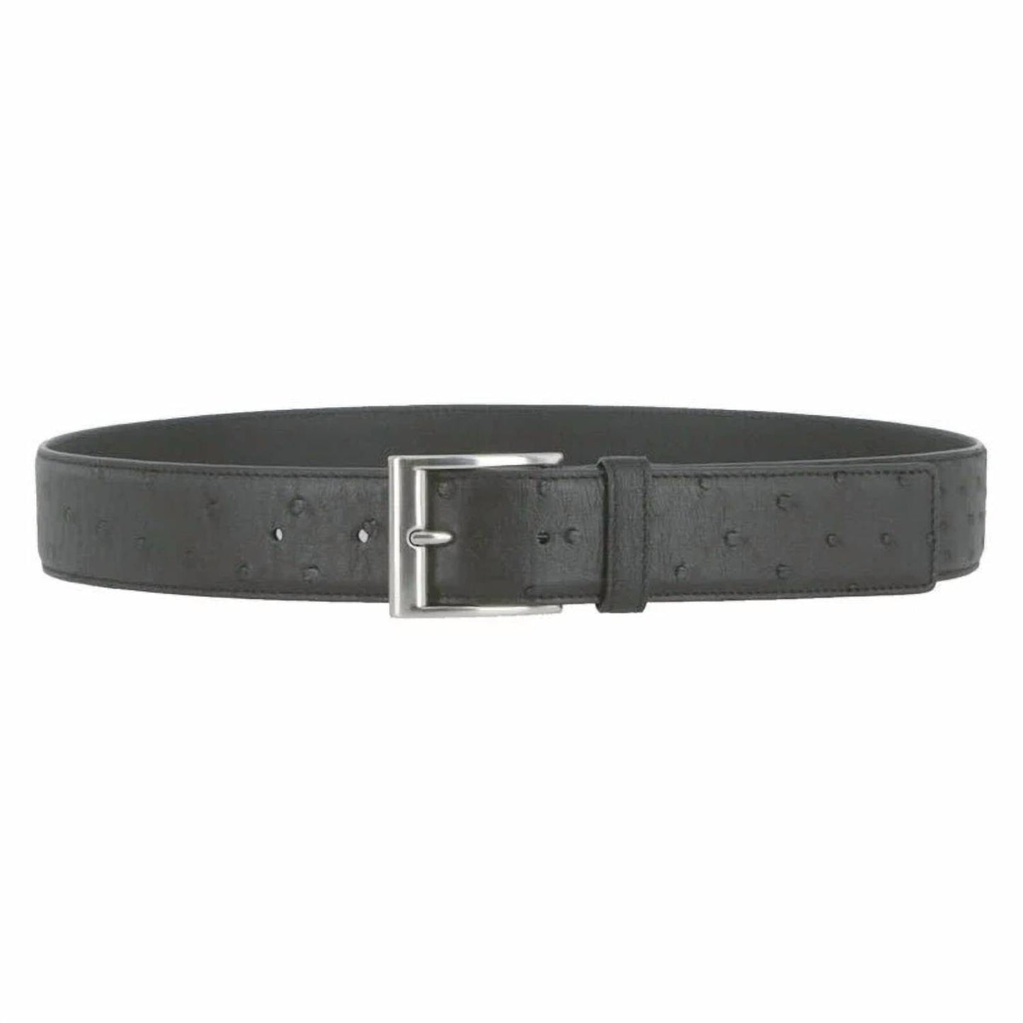 Men's Dot Embossed Leather Belt