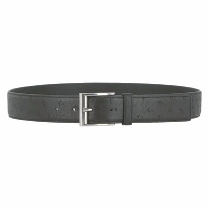 Men's Dot Embossed Leather Belt