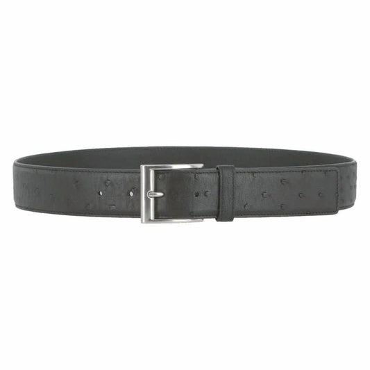Men's Dot Embossed Leather Belt