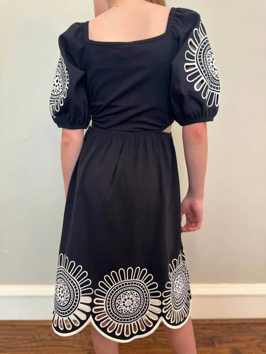 Milon - Girl's Laser Cut Dress - Rack Hunt