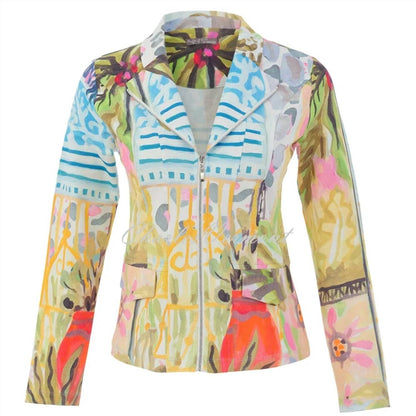 Women's Cheetah In The City Zip Jacket