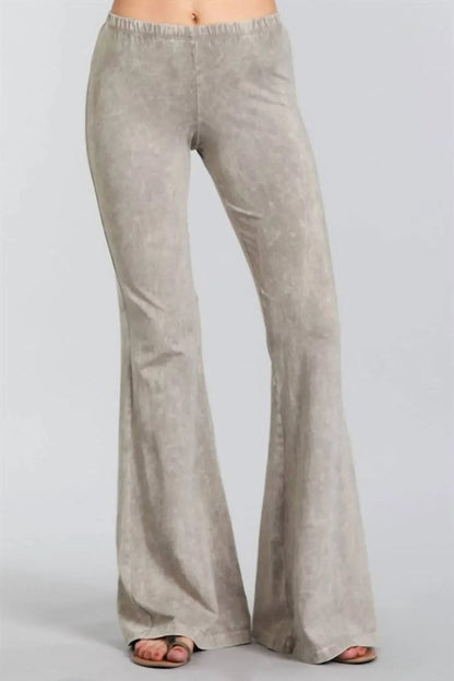 Chatoyant - Mineral Wash Bell Bottom Soft Pants - Rack Hunt