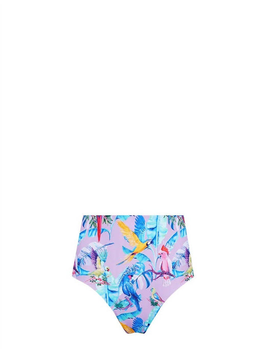 Lia Sahara - Women's Reversible Compression High Waist Bikini Bottom - Rack Hunt -