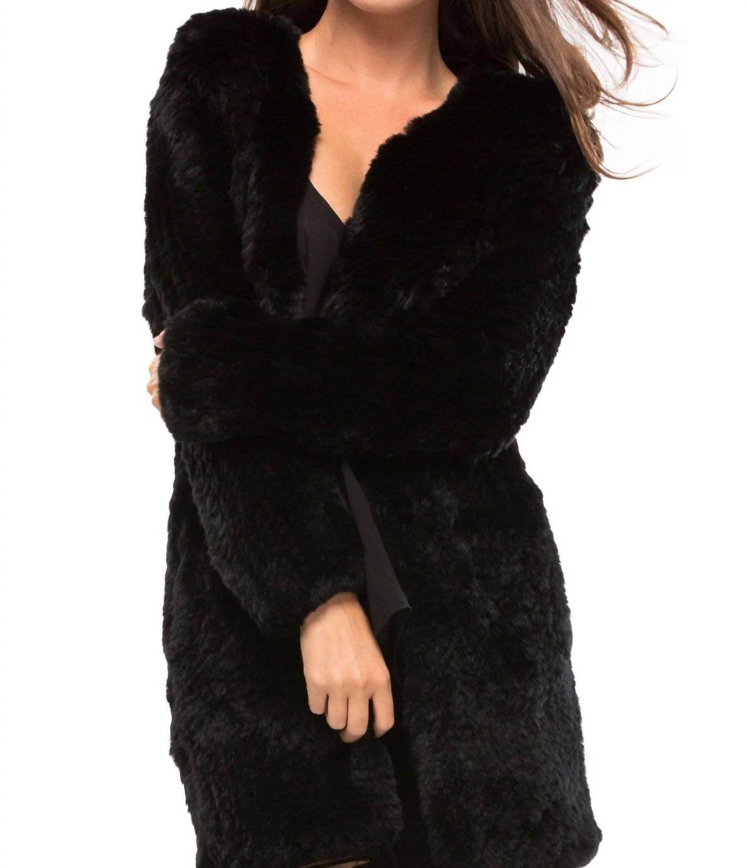 H Brand - Huxley Rabbit Fur Jacket - Rack Hunt -
