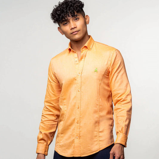 Oxford Frog Button Down Shirt