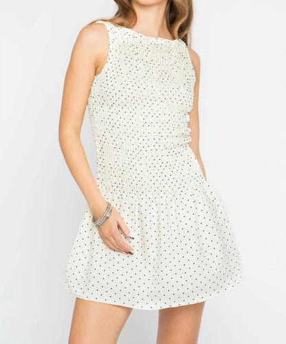 Women's Sunset Polka Dot Dress