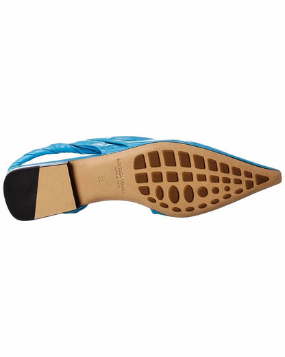 Women's Leather Slingback Flat