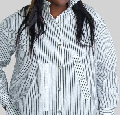BITTE KAI RAND - Core Cotton Button Down Shirt - Rack Hunt