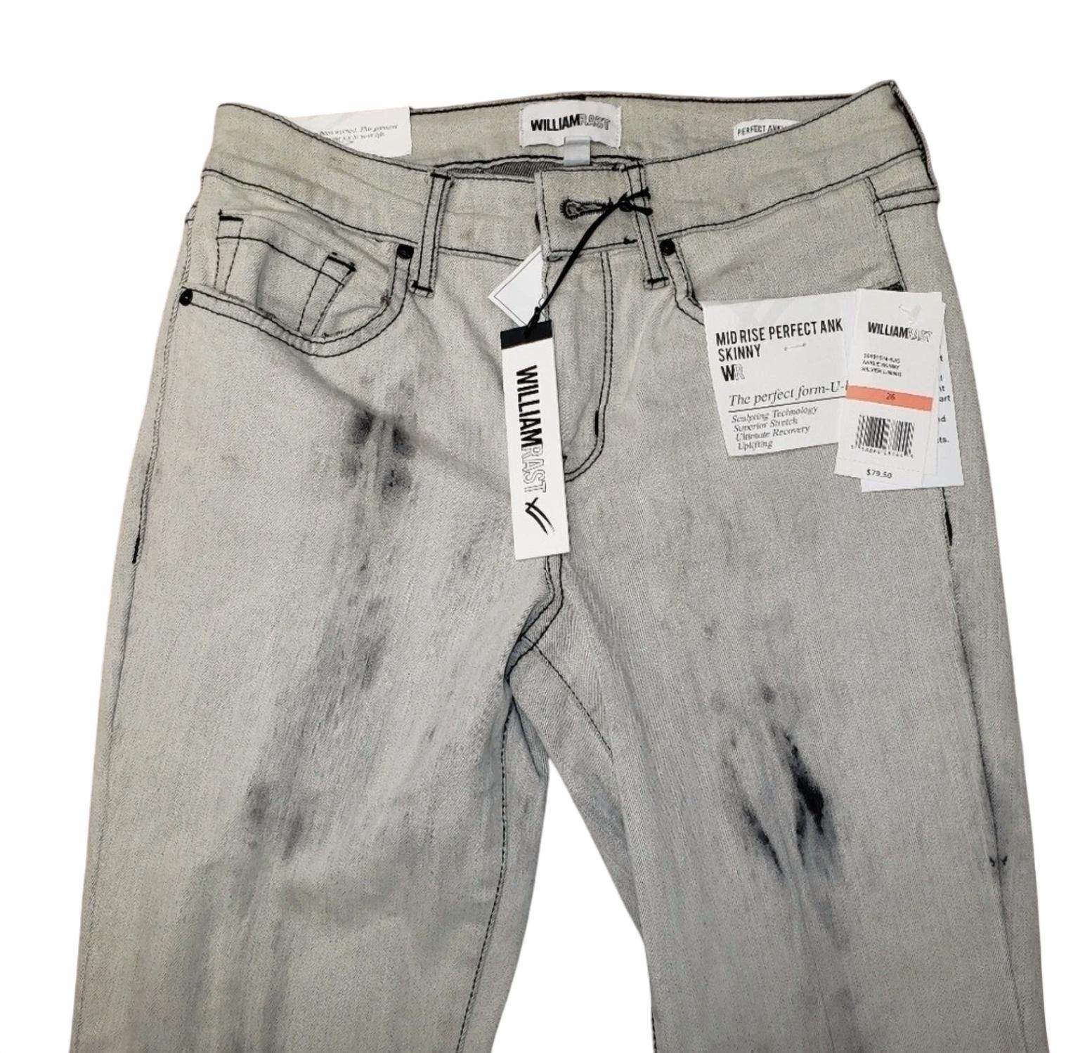 William Rast - Women's Washed Skinny Mid Rise Jeans - Rack Hunt -