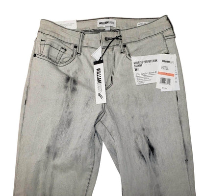 William Rast - Women's Washed Skinny Mid Rise Jeans - Rack Hunt