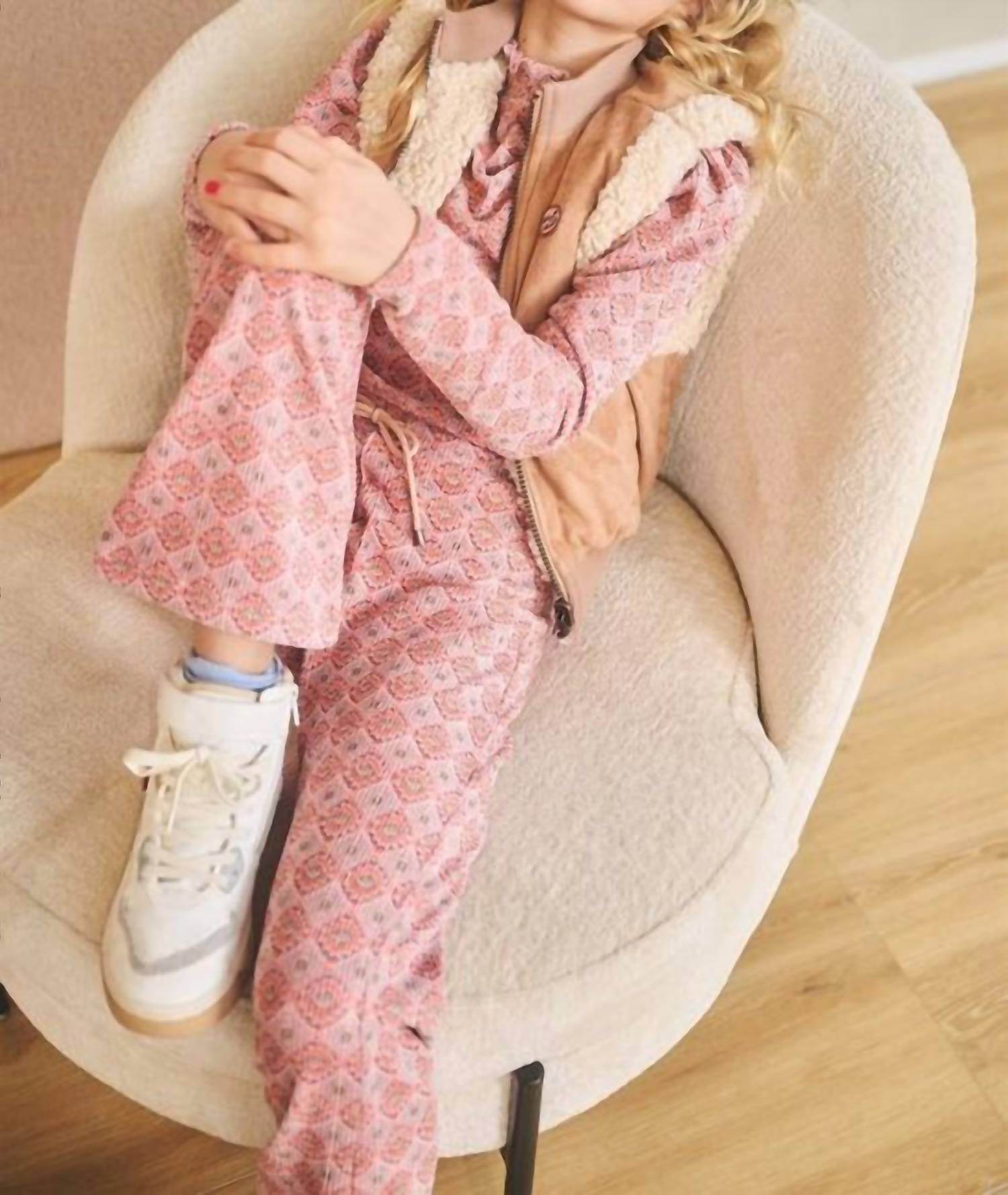 Nono - Girl's Aztec Velour Turtle Top - Rack Hunt -