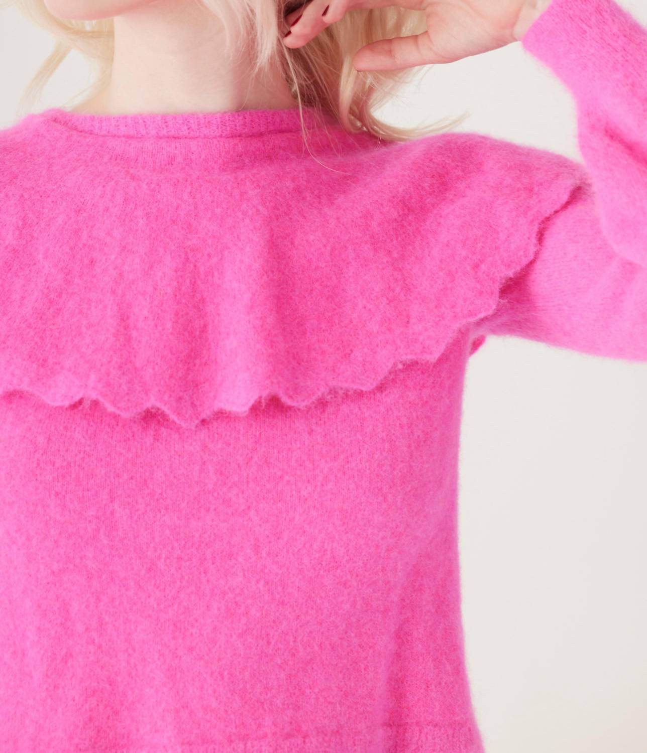Rose Velvet - Hand Dyed Colette Wool Sweater - Rack Hunt -