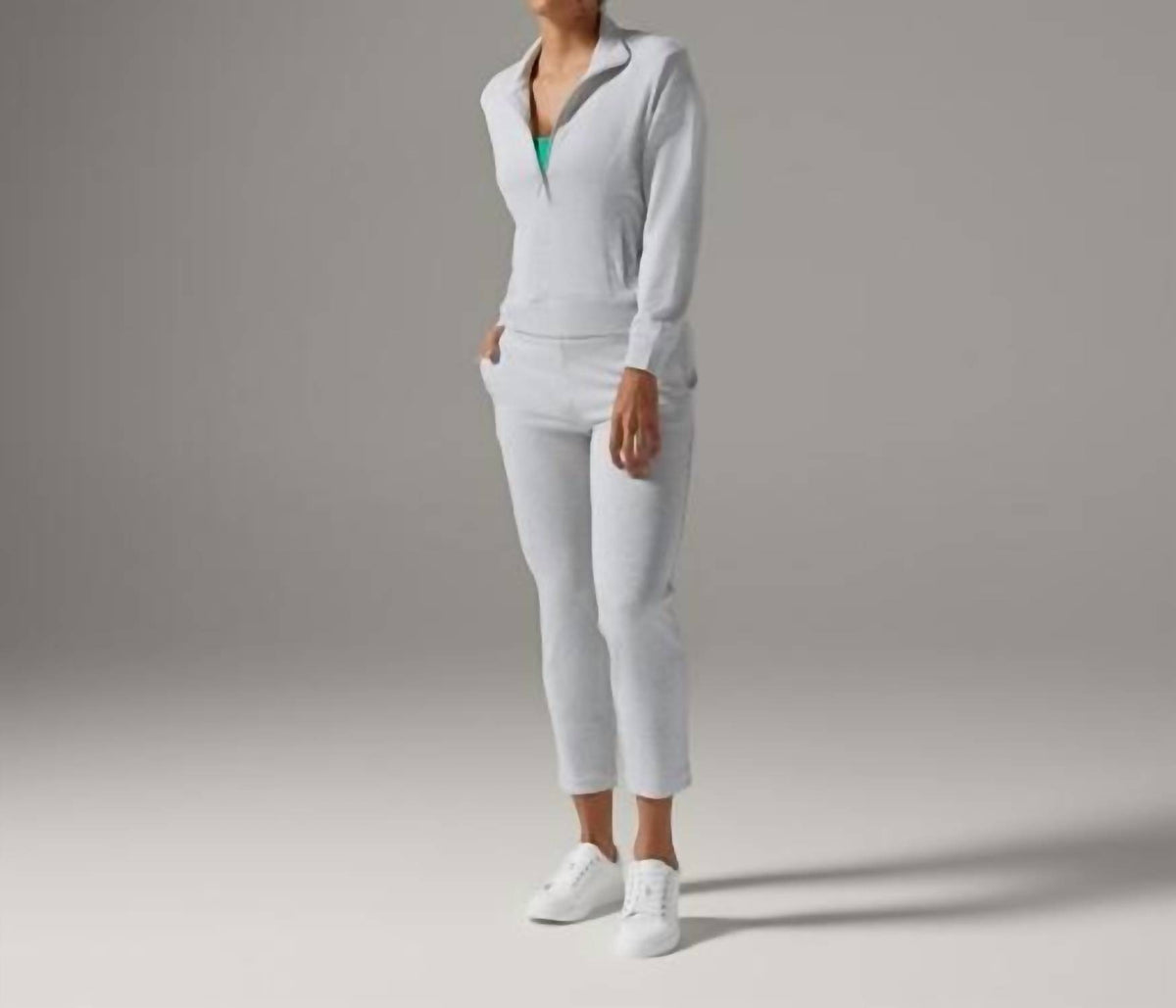 3/4 Zip Cozy Fleece Pullover Sweater