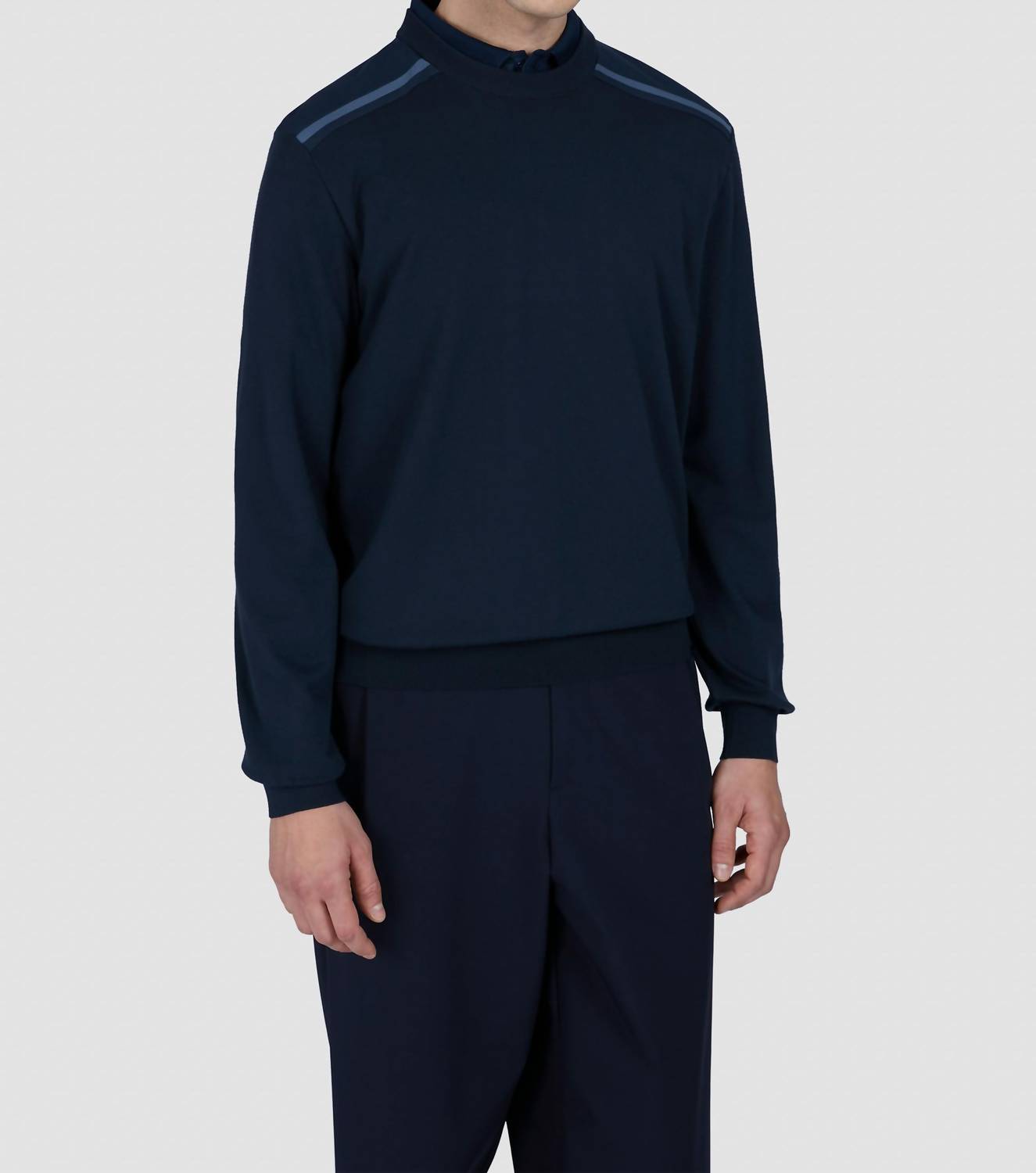 Round Neck High Density Pullover Sweater